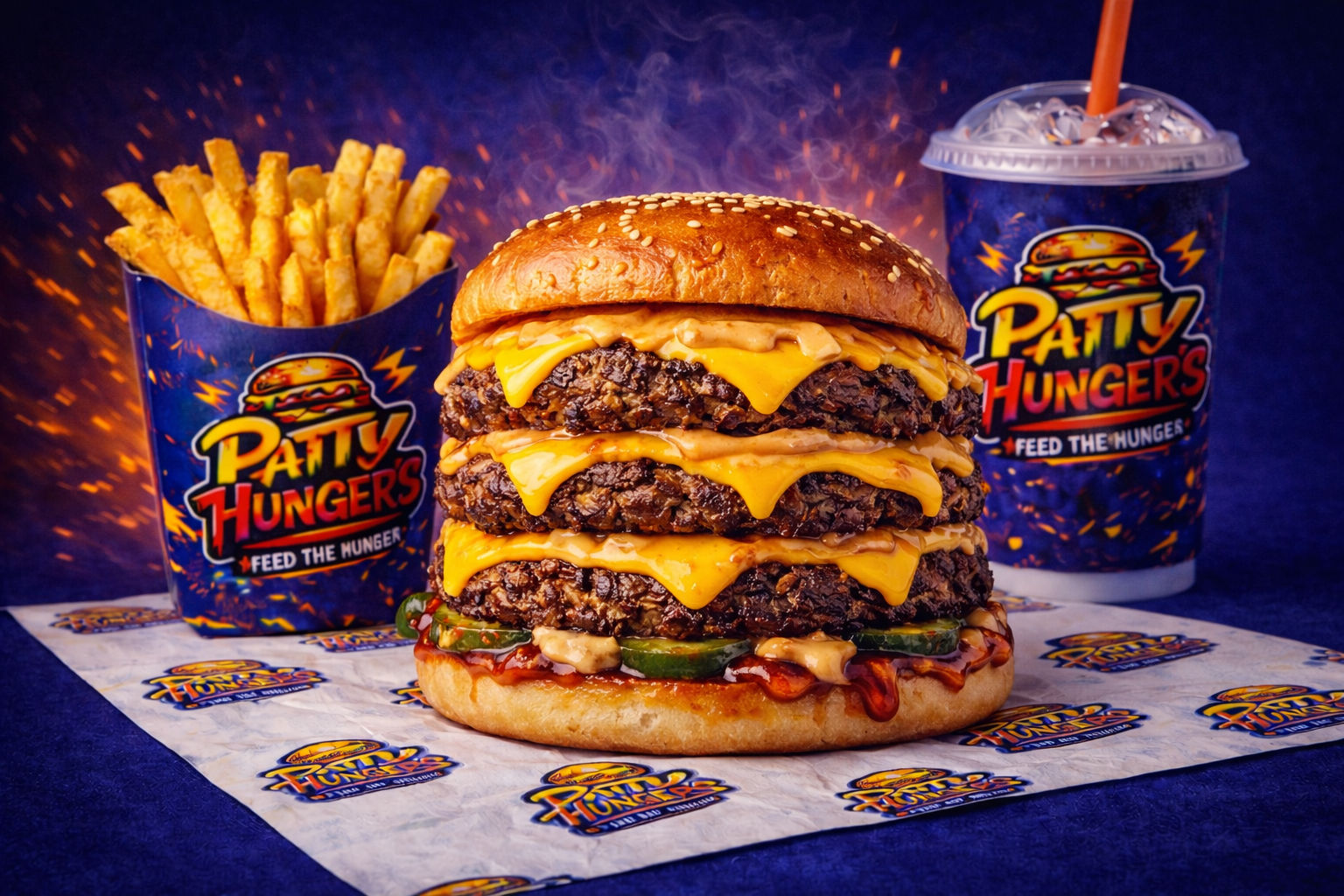 Supreme Stack Smash Burger